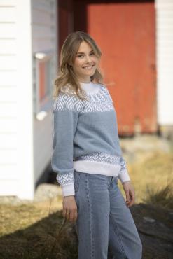 "Serina" Genser - Viking Design 2124-10 Kit - XS-XXXL - Viking Bamboo