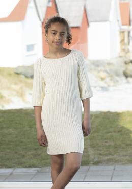"Elba" Kjole - Viking Design 2123-6 Kit - 2-12 År - Viking Bamboo