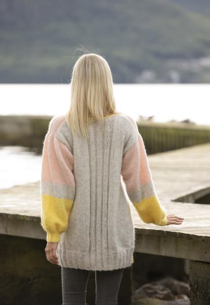 "Suna" Genser - Viking Design 2022-1 Kit - XS-XXL - Viking Alpaca Bris