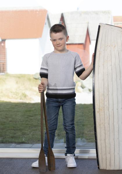 "Morgan" Genser - Viking Design 2123-2 Kit - 2-12 År - Viking Bamboo