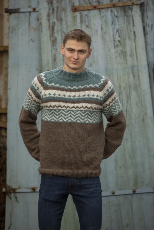 "Only" Tröja - Viking Design 2107-8 Kit - XXS-XXL - Viking Alpaca Bris