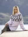 "Suna" Genser - Viking Design 2022-1 Kit - XS-XXL - Viking Alpaca Bris