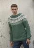 "Ruter" Genser - Viking Design 2107-5 Kit - XXS-XXL - Viking Alpaca Bris