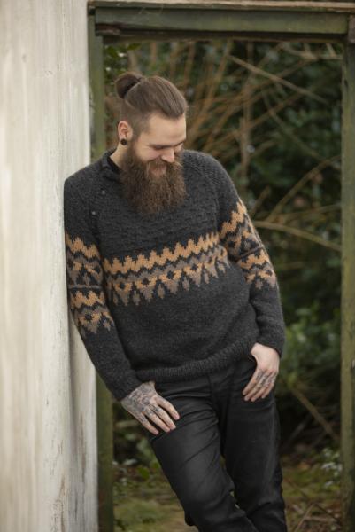 "Give" Genser - Viking Design 2107-3 Kit - XS-XXXL - Viking Alpaca Bris