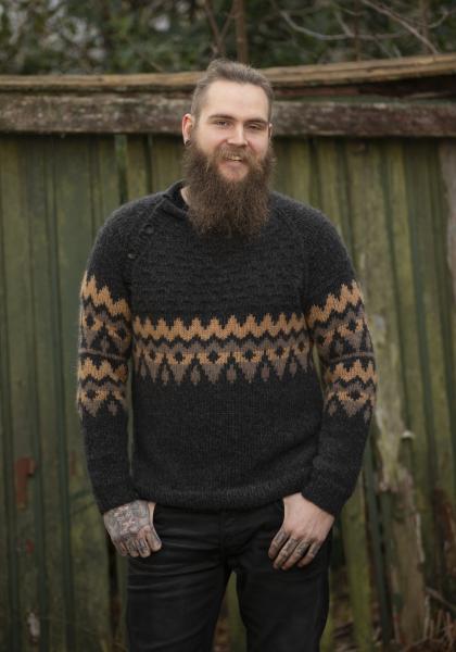 "Give" Genser - Viking Design 2107-3 Kit - XS-XXXL - Viking Alpaca Bris