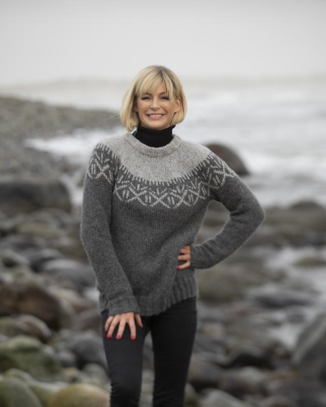"Stråle" Tröja - Viking Design 2036-8 Kit - XS-XXL - Viking Alpaca Bris