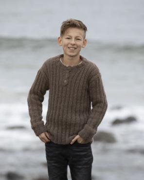 "Leon" Genser - Viking Design 2036-2 Kit - 2-12 År - Viking Alpaca Bris