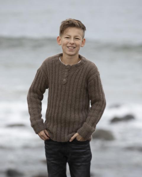 "Leon" Genser - Viking Design 2036-2 Kit - 2-12 År - Viking Alpaca Bris