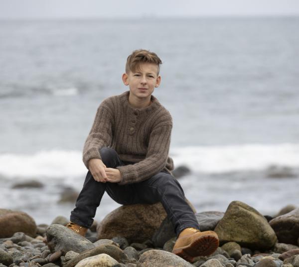 "Leon" Genser - Viking Design 2036-2 Kit - 2-12 År - Viking Alpaca Bris