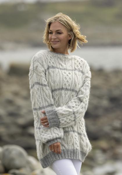"Jæren" Genser - Viking Design 2519-10 Kit - XS-XL - Viking Alpaca Bris