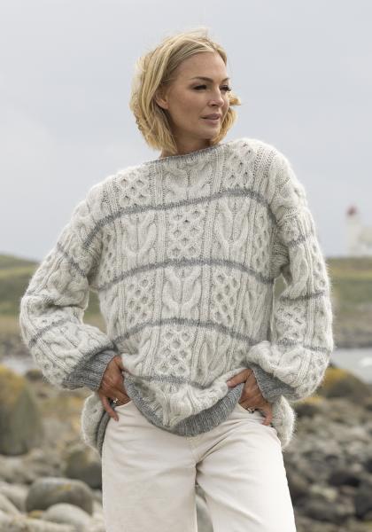 "Jæren" Genser - Viking Design 2519-10 Kit - XS-XL - Viking Alpaca Bris