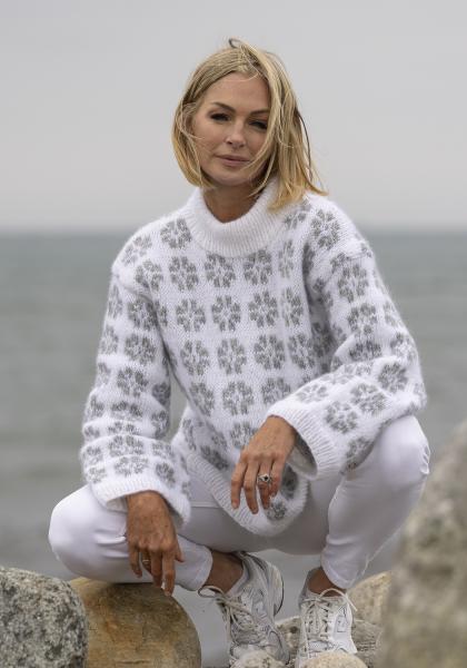 "Blome" Genser - Viking Design 2519-9 Kit - XS-XXL - Viking Alpaca Bris