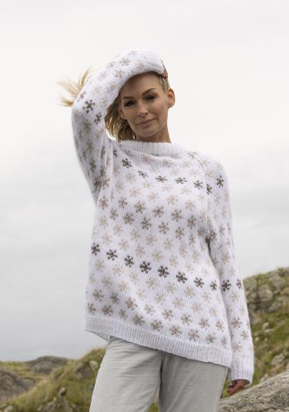 "Myring" Genser - Viking Design 2519-8 Kit - XS-XXL - Viking Alpaca Bris