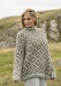 "Veslemøy" Genser - Viking Design 2519-7B Kit - XS-XL - Viking Alpaca Bris 