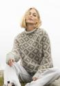 "Veslemøy" Genser - Viking Design 2519-7B Kit - XS-XL - Viking Alpaca Bris 