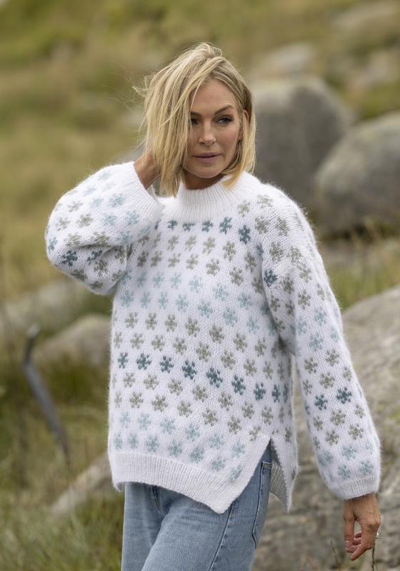 "Myra" Tröja - Viking Design 2519-3 Kit - XS-XL - Viking Alpaca Bris