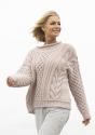 "Jærbu" Genser - Viking Design 2519-2B Kit - XS-XXL - Viking Alpaca Bris