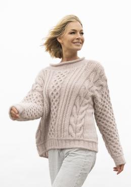 "Jærbu" Genser - Viking Design 2519-2B Kit - XS-XXL - Viking Alpaca Bris