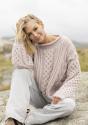"Jærbu" Genser - Viking Design 2519-2B Kit - XS-XXL - Viking Alpaca Bris