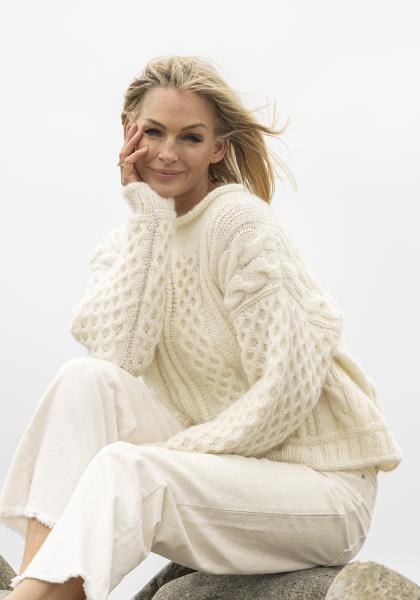 "Jærbu" Genser - Viking Design 2519-2A Kit - XS-XXL - Viking Alpaca Bris
