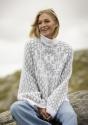"Hulda" Genser - Viking Design 2519-1A Kit - XS-XXXL - Viking Alpaca Bris