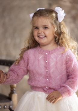 "Solstråle" Cardigan - Viking Design 2520-11 - 2-12år - Viking Kid-Silk