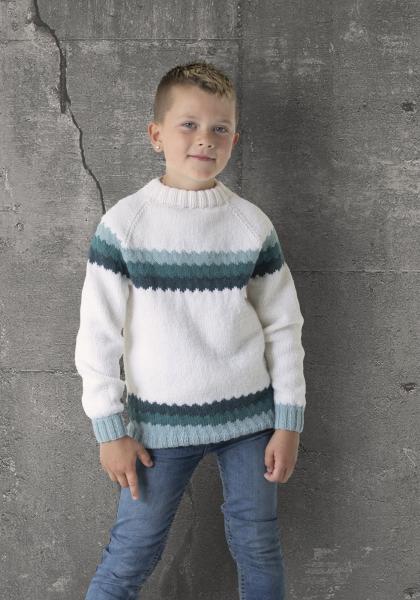 "Akva" Genser - Viking Design 2131-4 Kit - 1-12 År - Viking Alpaca Storm