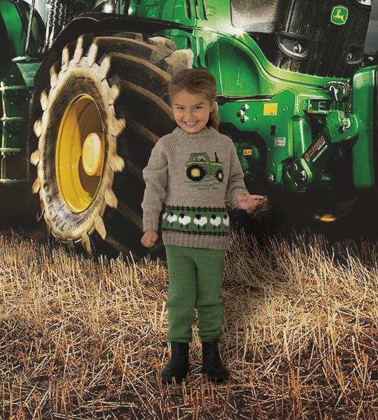 "Gøy på landet" Genser og bukser - Viking Design 2131-1 Kit - 2-12 År - Viking Alpaca Storm