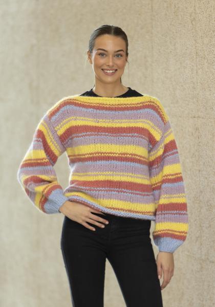"Bessie" genser - Viking Design 2340-14 Kit - XS-XXL - Viking Alpaca Bris