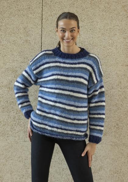"Jaslin" genser - Viking Design 2340-11 Kit - XS-XL - Viking Alpaca Bris
