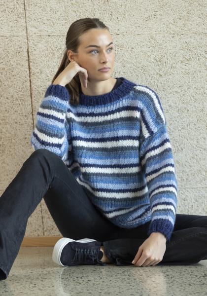 "Jaslin" genser - Viking Design 2340-11 Kit - XS-XL - Viking Alpaca Bris