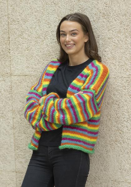 "Ginny" cardigan - Viking Design 2340-8 Kit - XS-XL - Viking Alpaca Bris