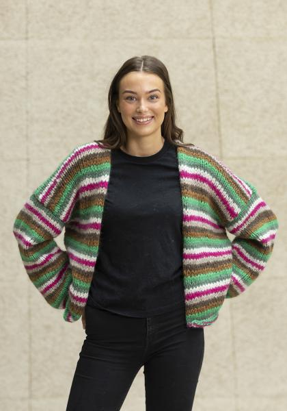 "Nel" cardigan - Viking Design 2340-6 Kit - XS-XL - Viking Alpaca Bris