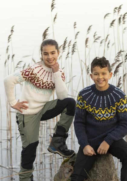 "Kailo" genser - Viking Design 2405-14B Kit - 2 - 12 år - Viking Snorre