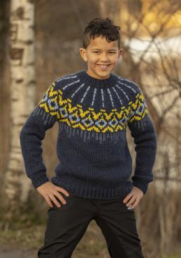"Kailo" genser - Viking Design 2405-14A Kit - 2 - 12 år - Viking Snorre