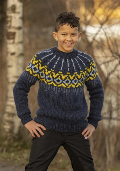 "Kailo" genser - Viking Design 2405-14A Kit - 2 - 12 år - Viking Snorre