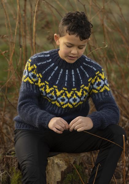 "Kailo" genser - Viking Design 2405-14A Kit - 2 - 12 år - Viking Snorre
