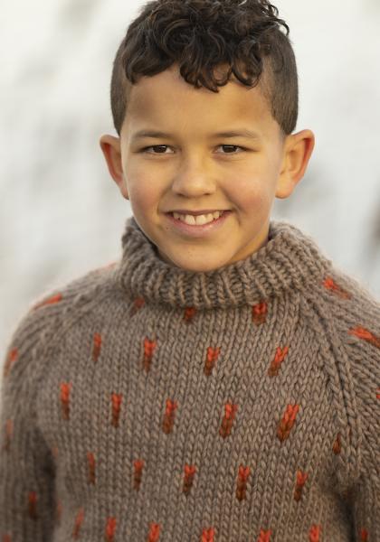 "Torcia" genser - Viking Design 2405-11A Kit - 2 - 12 år - Viking Snorre