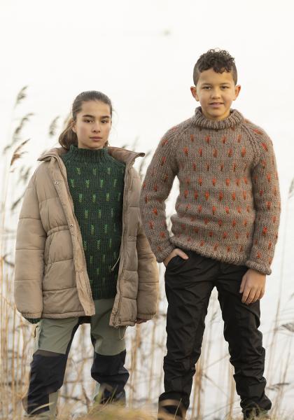 "Torcia" genser - Viking Design 2405-11A Kit - 2 - 12 år - Viking Snorre