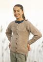 "Emily" cardigan - Viking Design 2405-9 Kit - 2 - 12 år - Viking Snorre