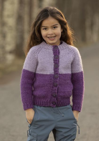 "Devid" genser - Viking Design 2405-5A Kit - 2 - 12 år - Viking Snorre