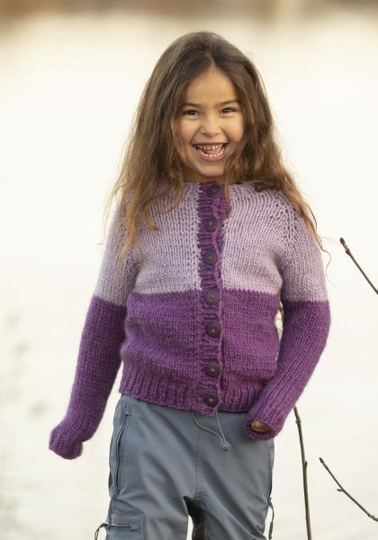 "Devid" genser - Viking Design 2405-5A Kit - 2 - 12 år - Viking Snorre