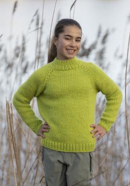 "Limone" genser - Viking Design 2405-4 Kit - 2 - 12 år - Viking Snorre