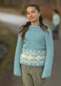 "Flores" genser- Viking Design 2405-1 Kit - 2 - 12 år - Viking Snorre