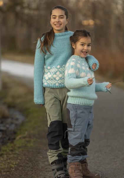 "Flores" genser- Viking Design 2405-1 Kit - 2 - 12 år - Viking Snorre