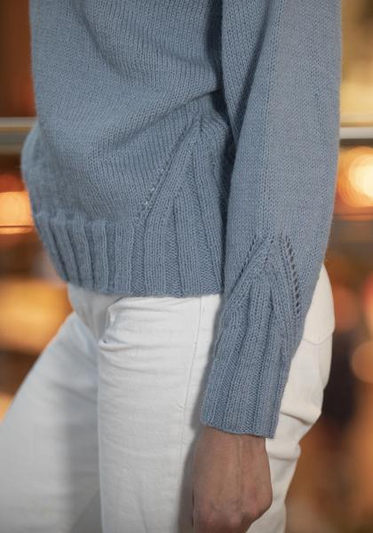 "Mabel" Genser - Viking Design 2208-7 Kit - XS-XXXL - Viking Alpaca Storm