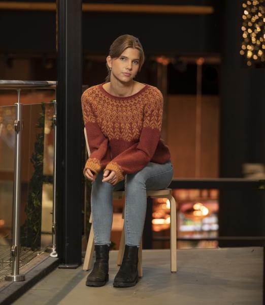 "Linda" Genser - Viking Design 2208-5 Kit - XS-XXXL - Viking Alpaca Storm