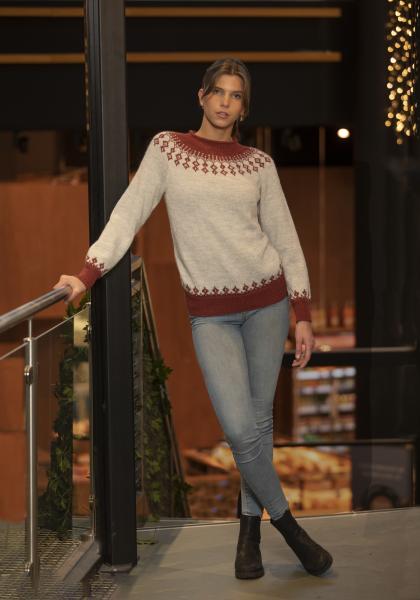 "Sally" Genser - Viking Design 2208-2 Kit - XS-XXXL - Viking Alpaca Storm