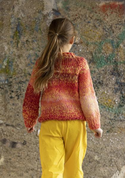 "Futt" Genser - Viking Design 2337-18A Kit - 2-12 år - Viking Alpaca Bris Multi