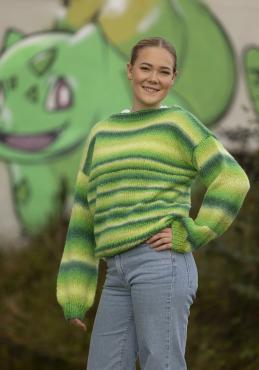 "Kulør" genser - Viking Design 2337-16 Kit - XS-XXL - Viking Alpaca Bris Multi